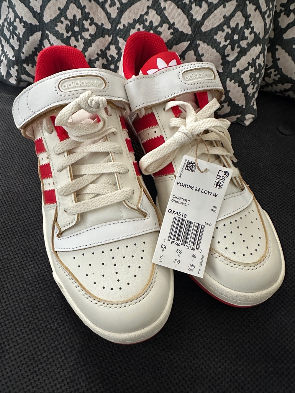 adidas Kids Forum 84 Low W Sneakers - White & Red